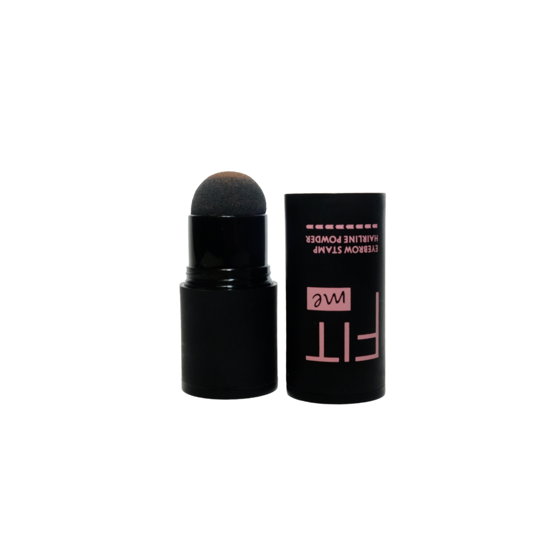 Sello para cejas, Fit Me, Sello para cejas, 3 plantillas incluidas, marrón