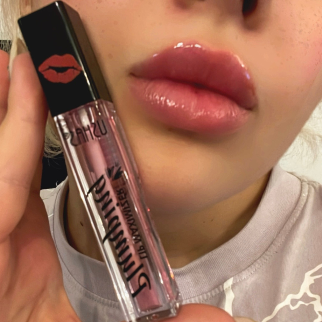 Brillo de labios para aumento, USHAS
