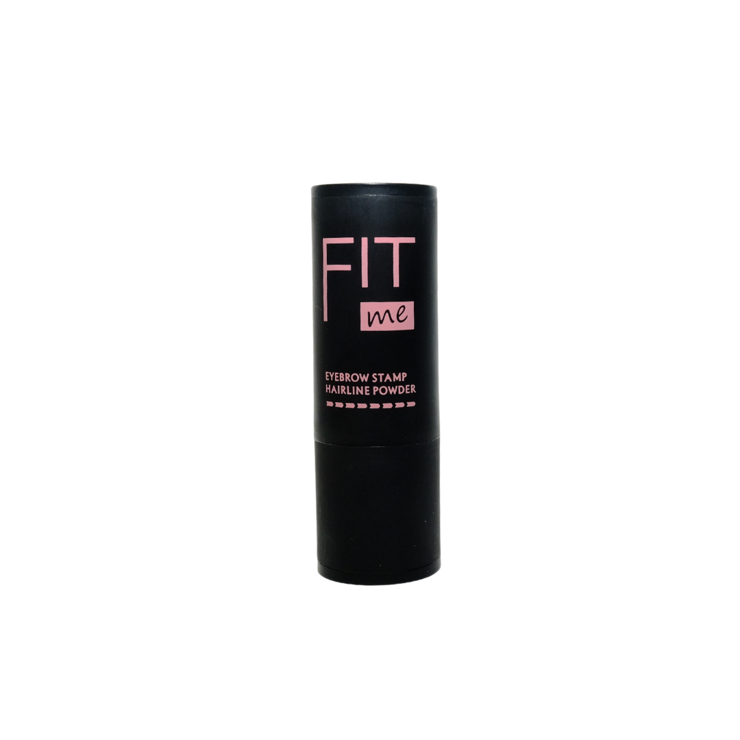 Sello para cejas, Fit Me, Sello para cejas, 3 plantillas incluidas, marrón