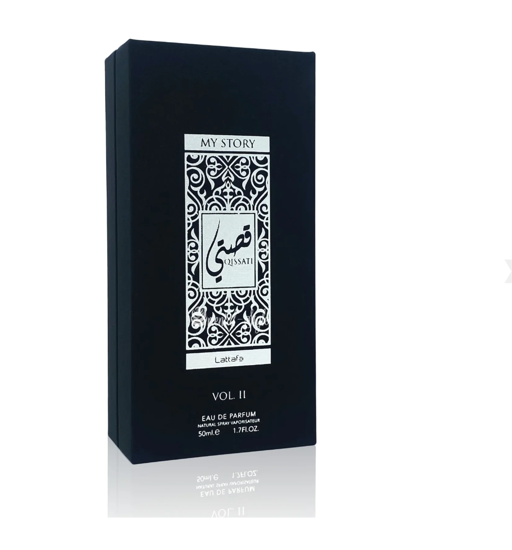 X- Apa de Parfum QISSATI VOL II( BLACK ), Lattafa, 50 ML