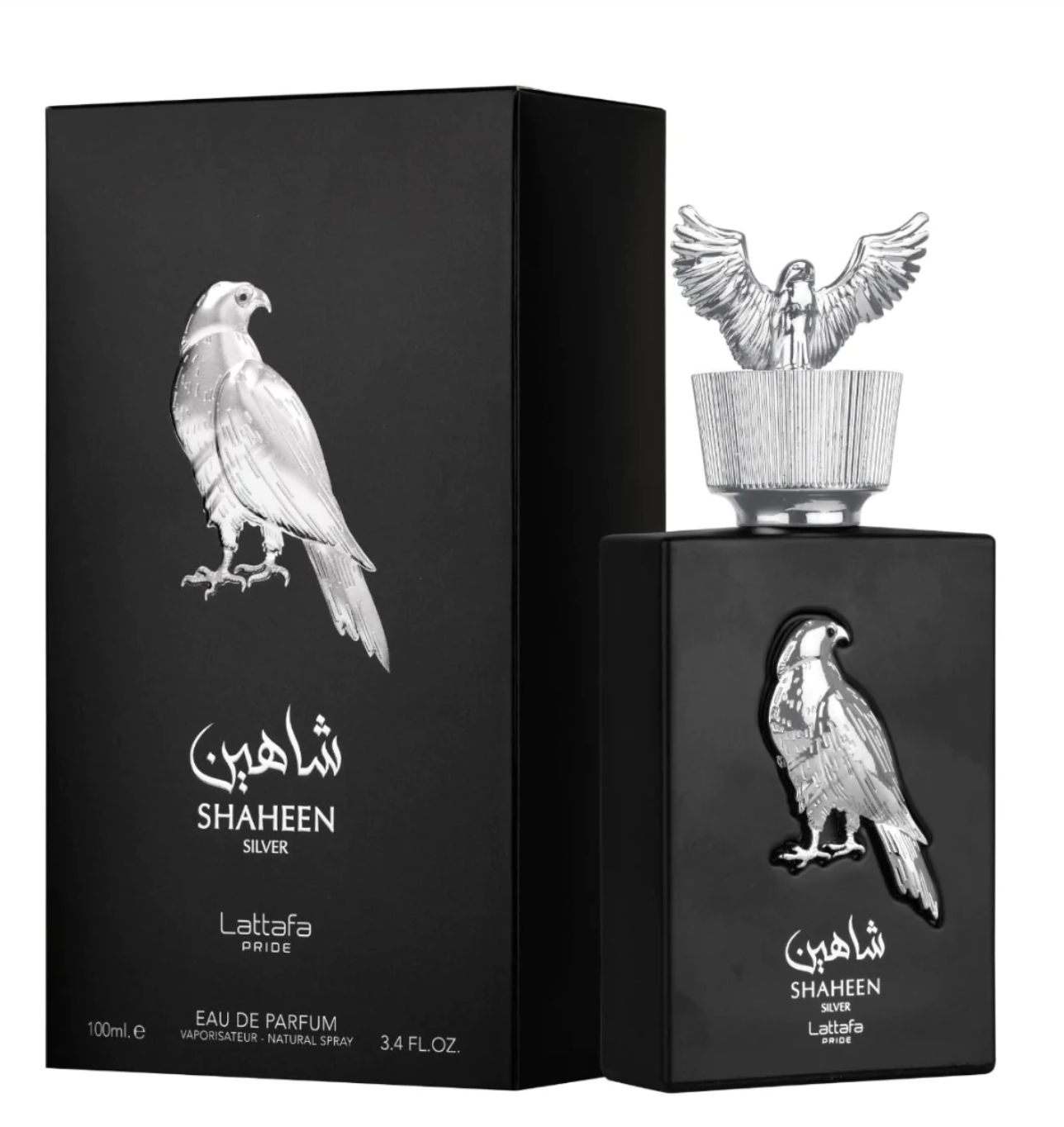X - Eau de Parfum Shaheen Silver, Lattafa, 100 ML