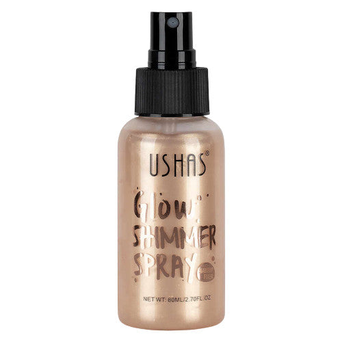A- Iluminador corporal, Ushas, Glow Shimmer Spray
