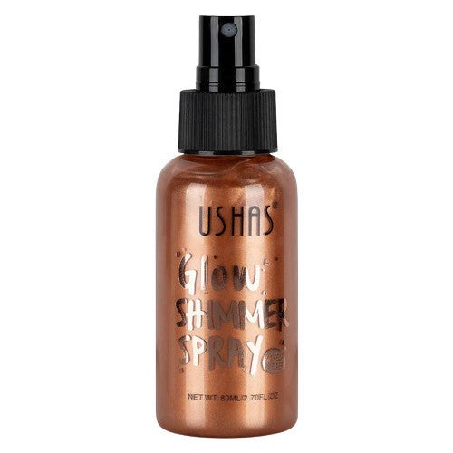 A- Iluminador corporal, Ushas, Glow Shimmer Spray