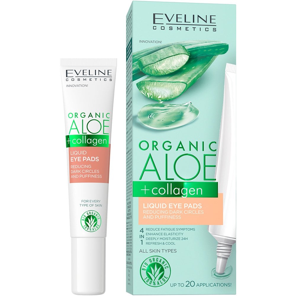 Gel pentru ochi antirid aloe vera și colagen, Eveline