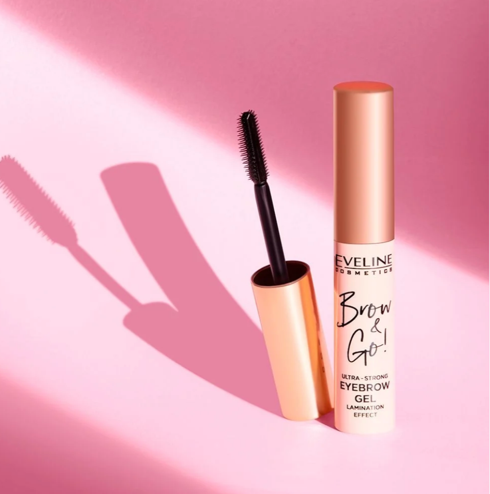 Gel de sprâncene cu fixare ultra-puternică Brow & Go! Eveline