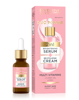 Duo Power 2in1 Ser+Crema Iluminare Eveline