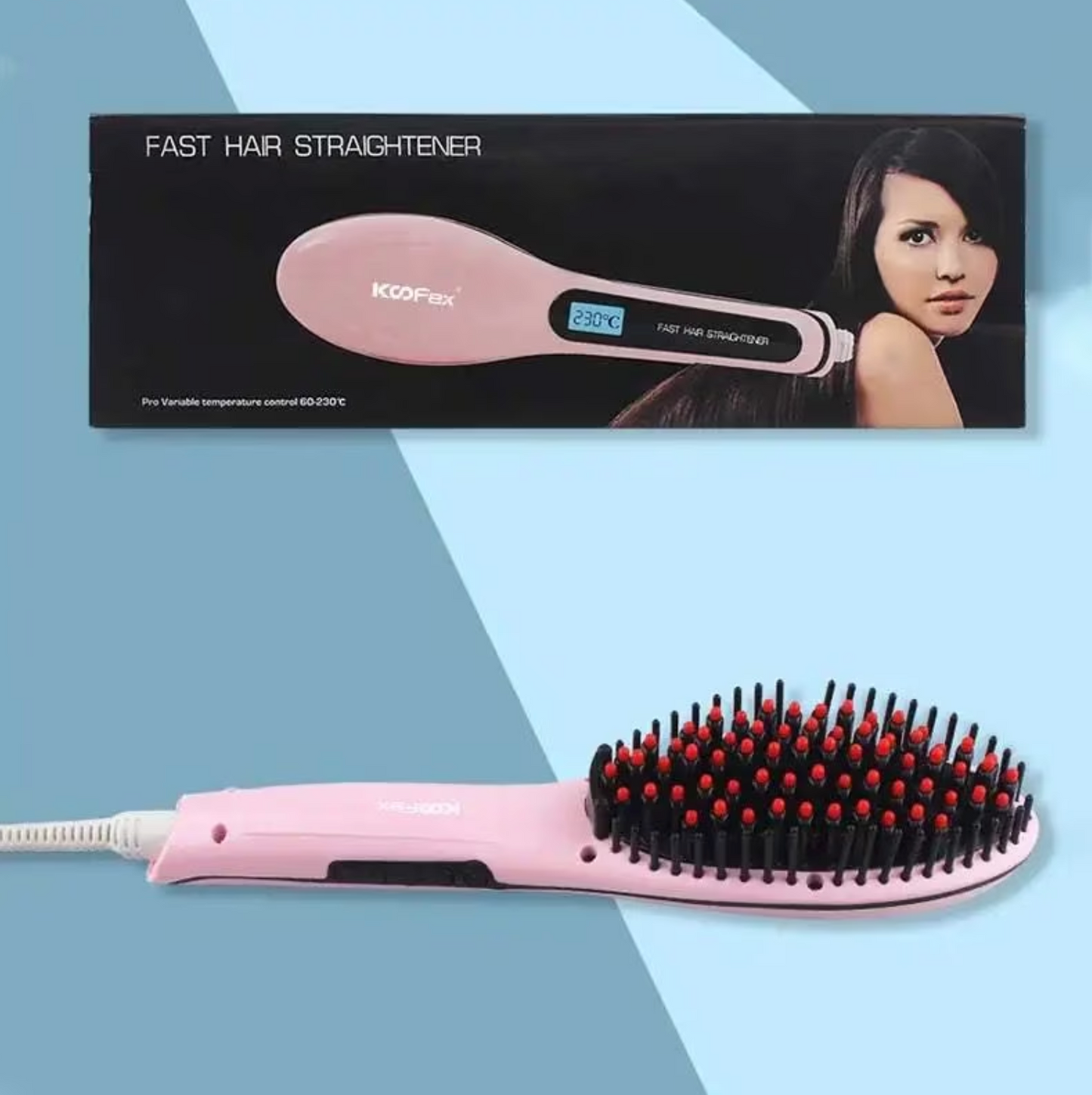 Perie ceramica electrica, FAST HAIR STRAIGHTENER