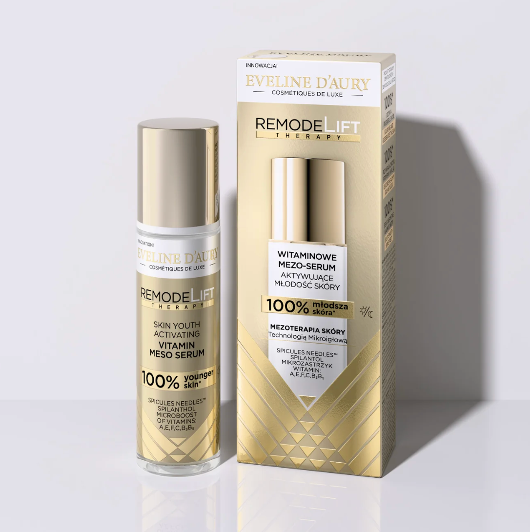 Meso-serum cu vitamine Eveline D’Aury RemodeLift Therapy