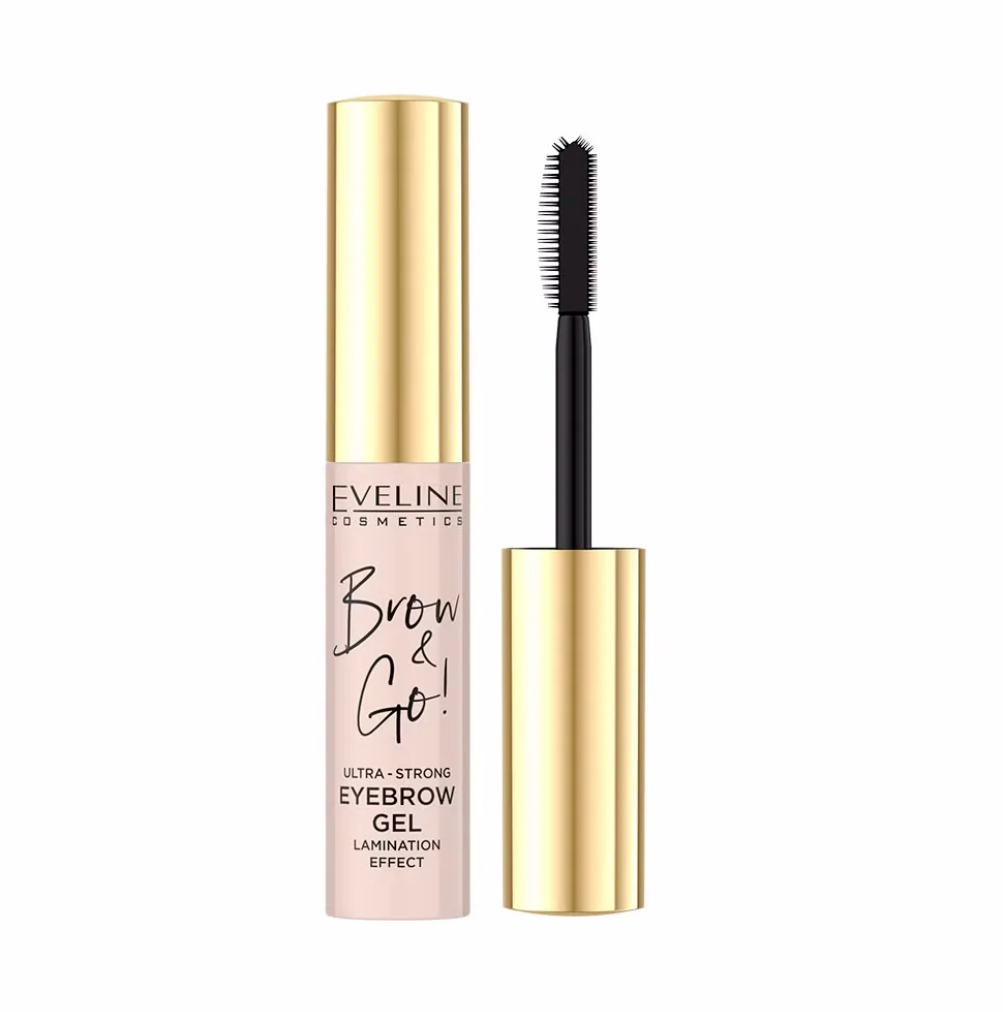 Gel de sprâncene cu fixare ultra-puternică Brow & Go! Eveline