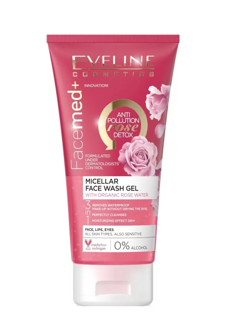 Gel pentru spalarea fetei Eveline, Facemed 150 ml