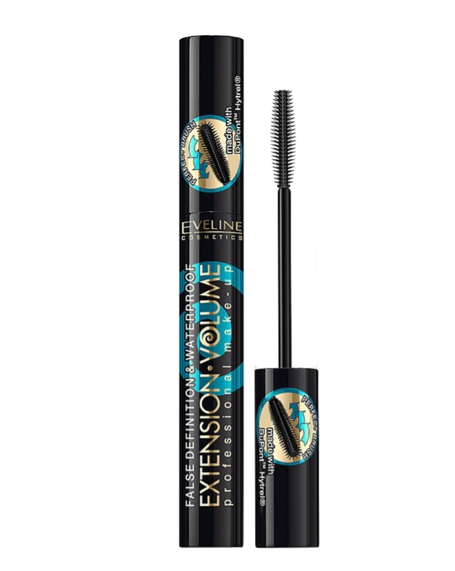 Mascara, Eveline Cosmetics, Extension Volume 4D, 10 ml, negru