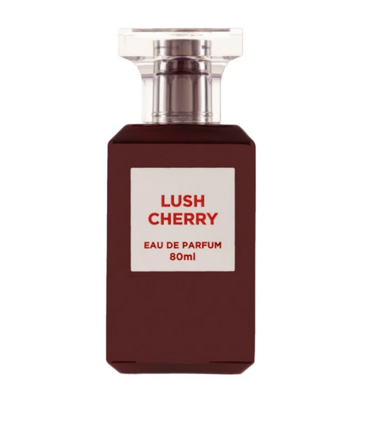 Parfum Lush Cherry, Fragrance World, apa de parfum 80 ml, unisex