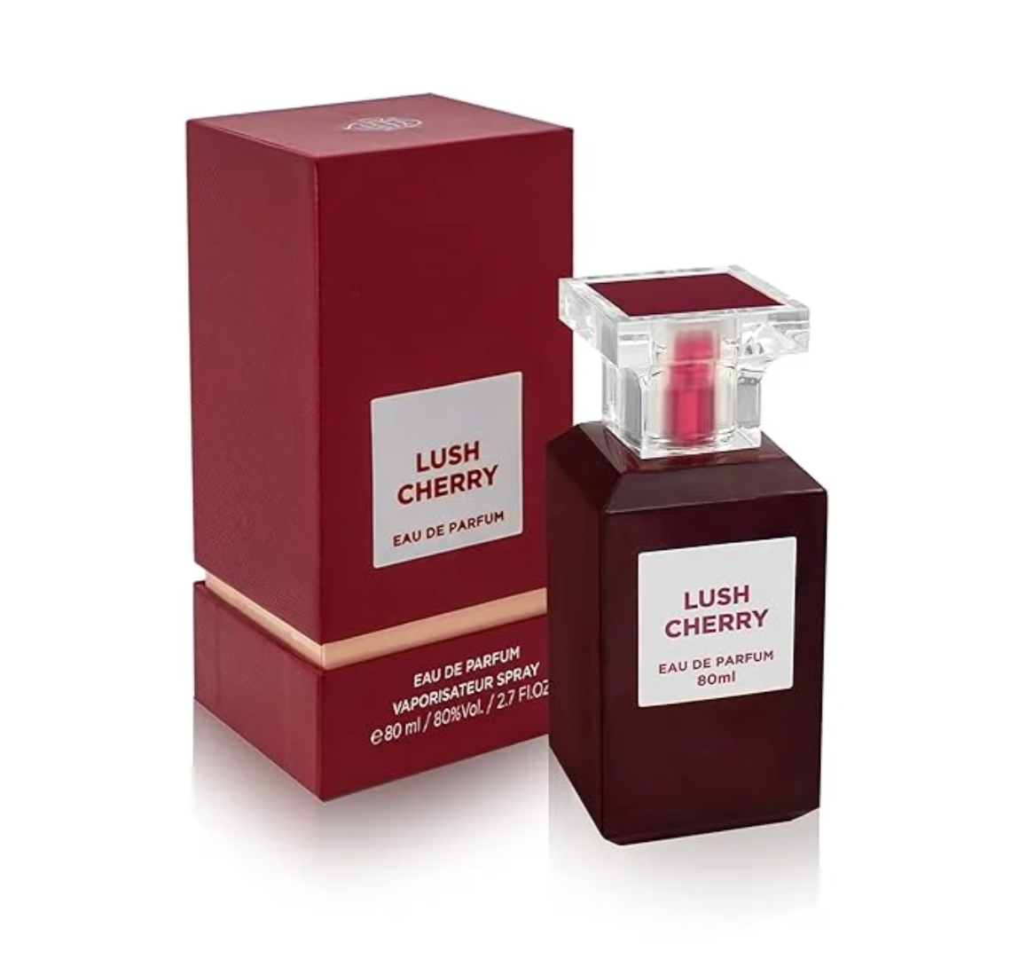 Parfum Lush Cherry, Fragrance World, apa de parfum 80 ml, unisex