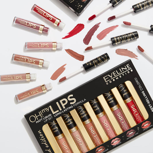 Set de 6 mini barras de labios, Eveline