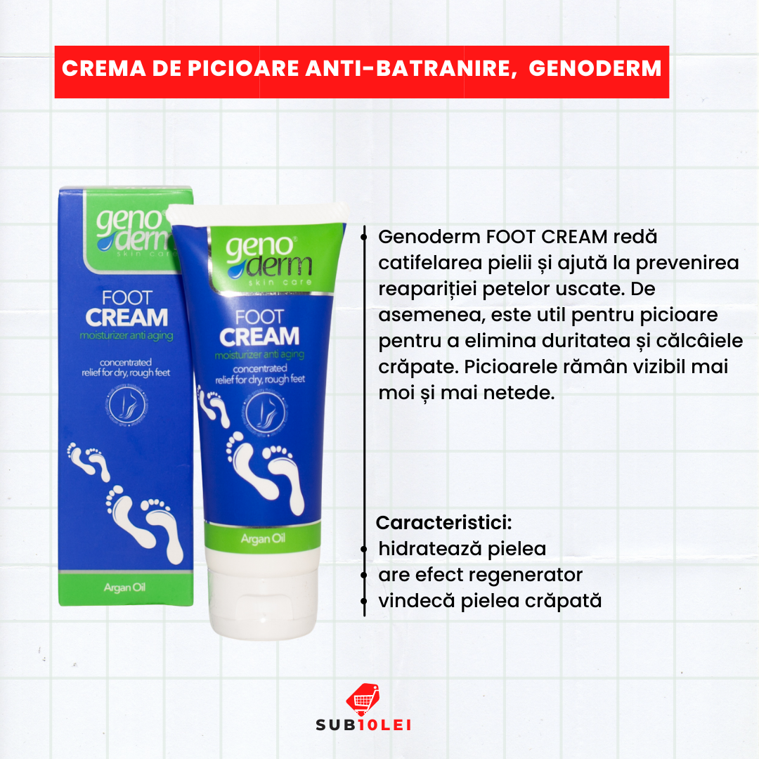 Crema para piernas con efecto antiedad Genoderm 60ml