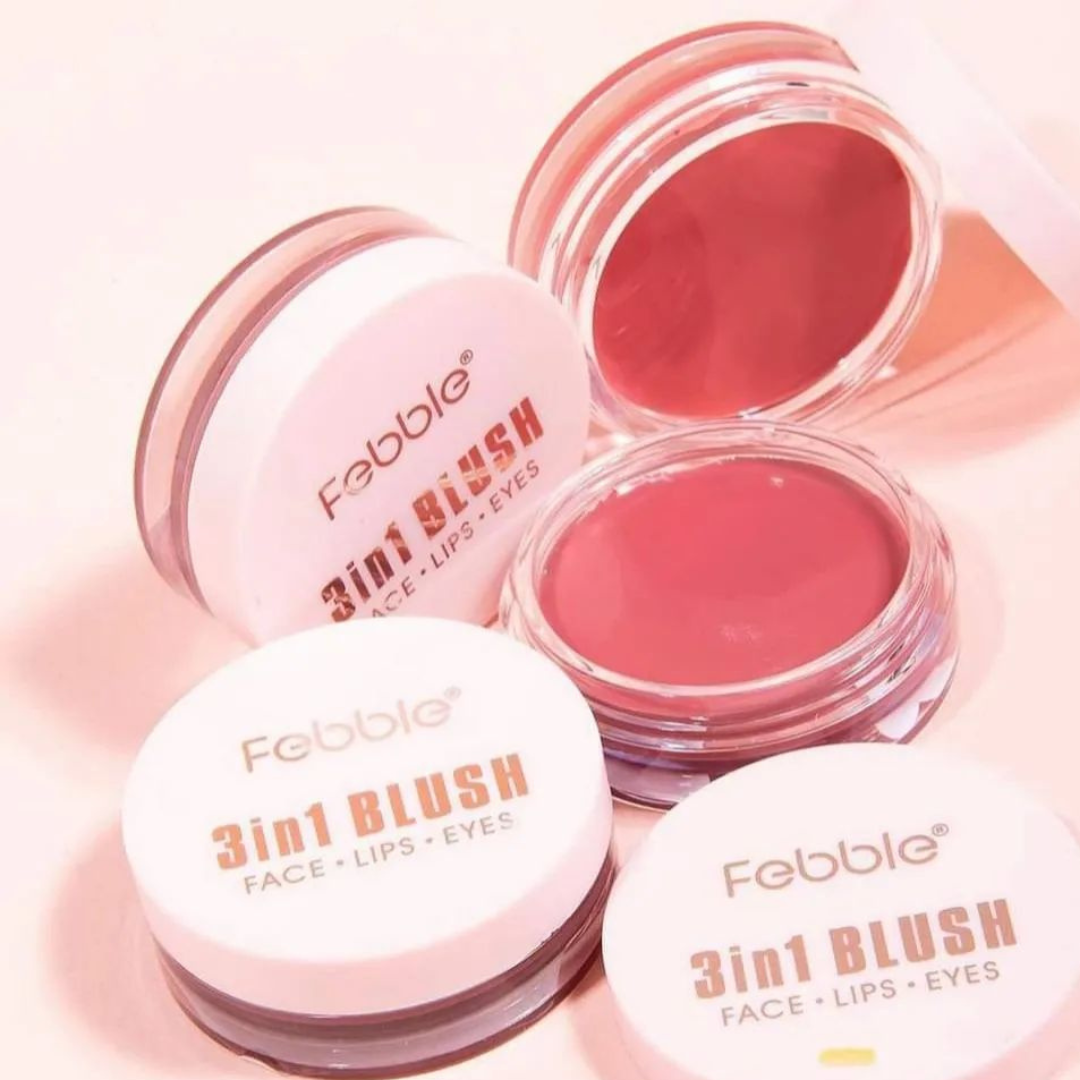 GLOW BALM 3 EN 1 Colorete cremoso, Febble