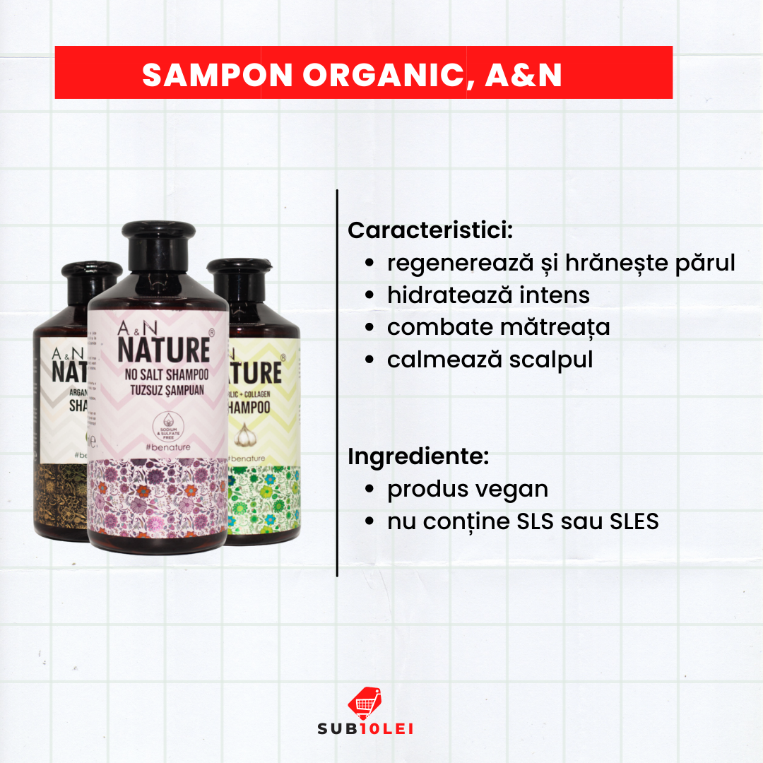 Sampon organic, A&N