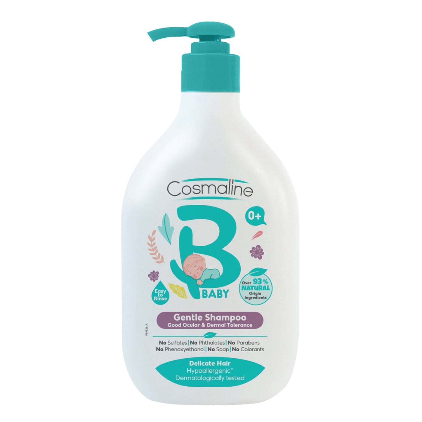 S- COSMALINE Champú de Baño Delicado para Bebés y Niños - 500 ML