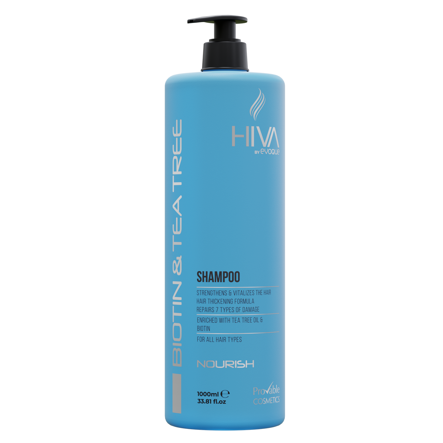 Biotin Champú Profesional, 1000ml Hiva by Evoque