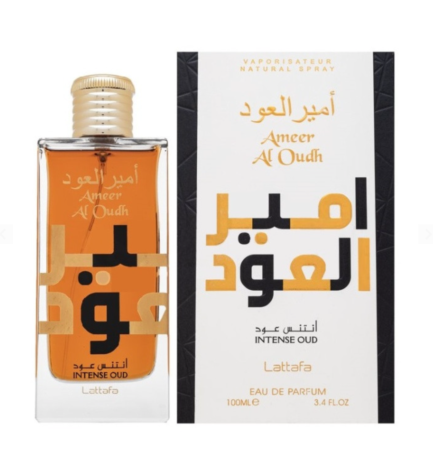 Z- Apa de Parfum Ameer Oudh Intense, Lattafa,  100 ml