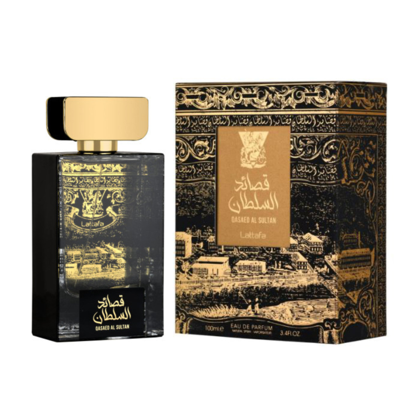 X- Eau de Parfum Qasaed Al Sultan, Lattafa, 100 ML