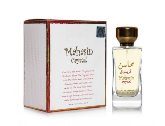 X- Apa de Parfum Mahasin Crystal, Lattafa, 100 ml