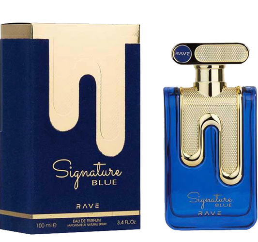 A- Signature Blue Eau de Parfum, Lattafa, 100 ML