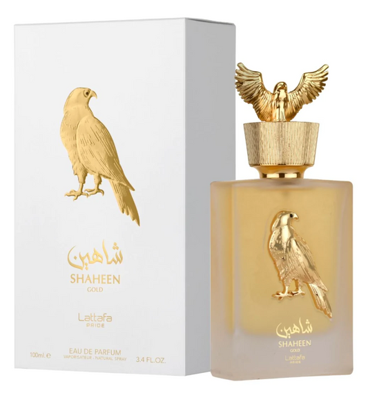 X - Shaheen Gold Eau de Parfum, Lattafa, 100 ML