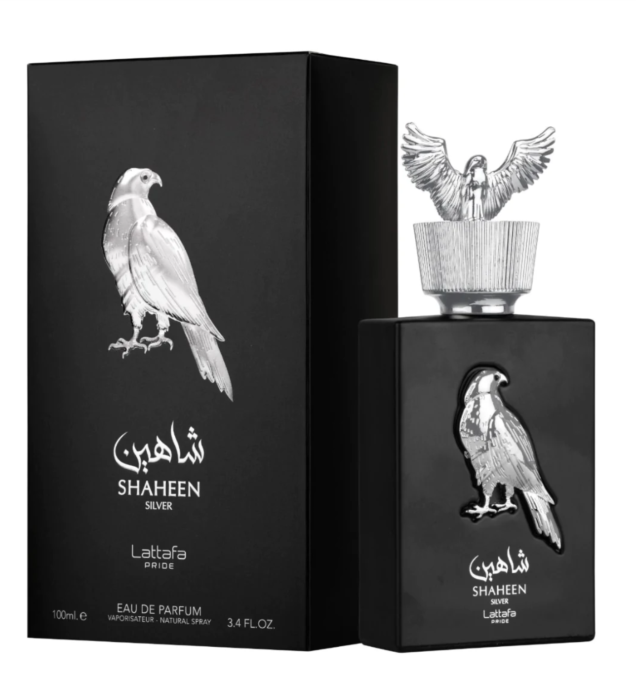 X - Apa de Parfum Shaheen Silver, Lattafa, 100 ML