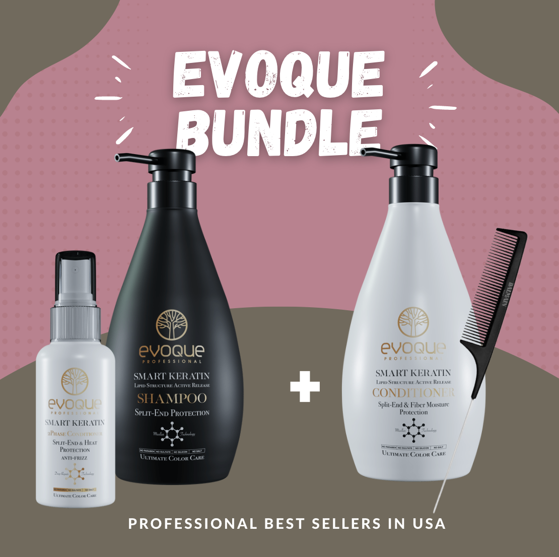 Paquete de productos profesionales Evoque - Smart Keratin