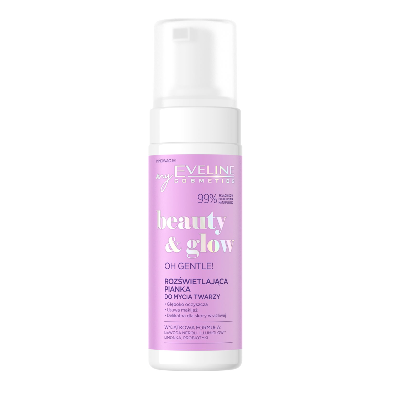 Spuma de curatare iluminatoare Glow Eveline