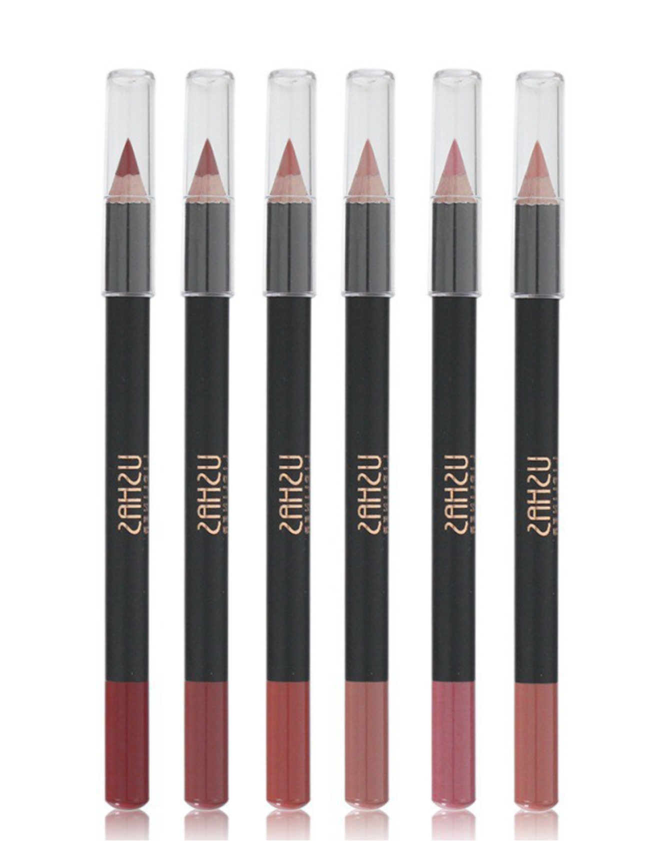 Lip kit labial líquido + lápiz, USHAS