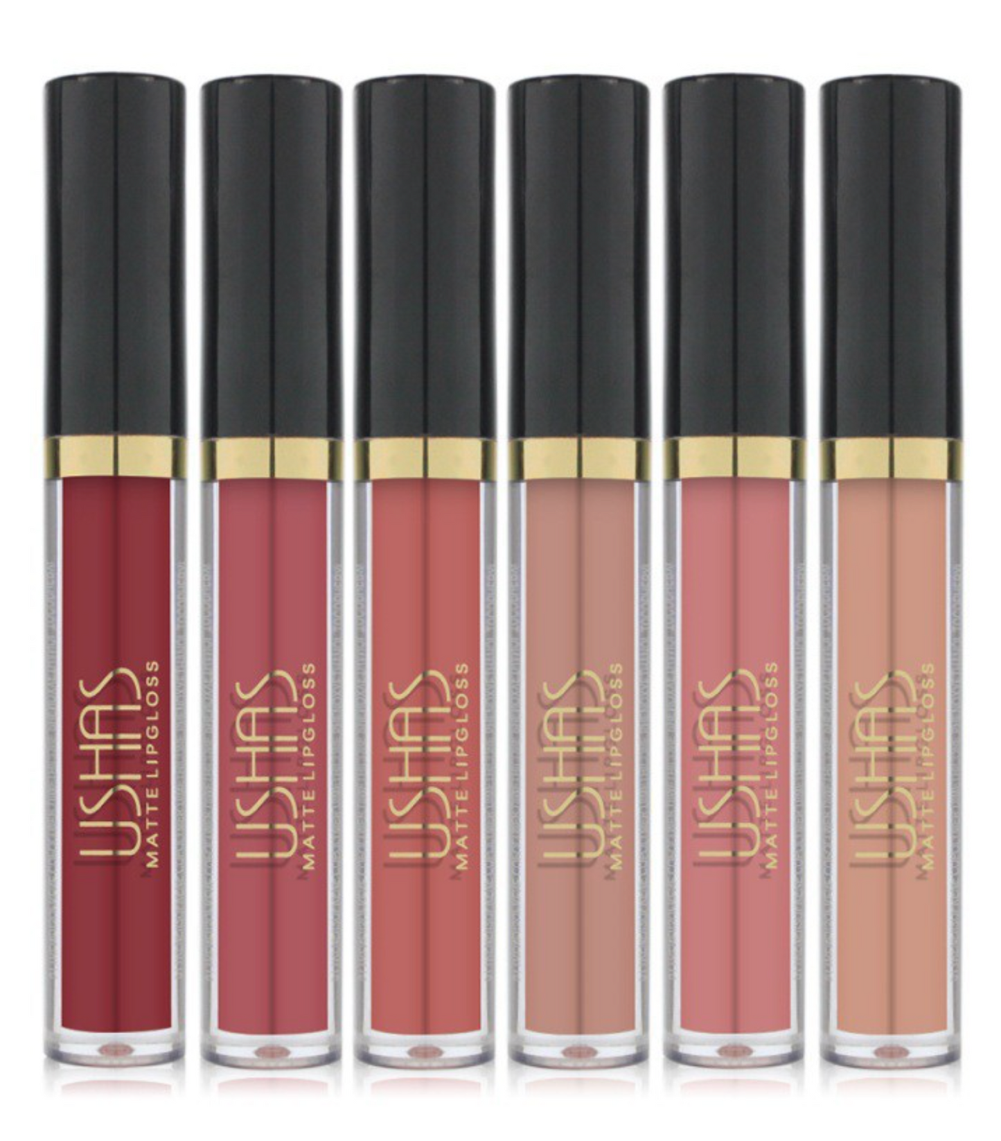 Lip kit labial líquido + lápiz, USHAS