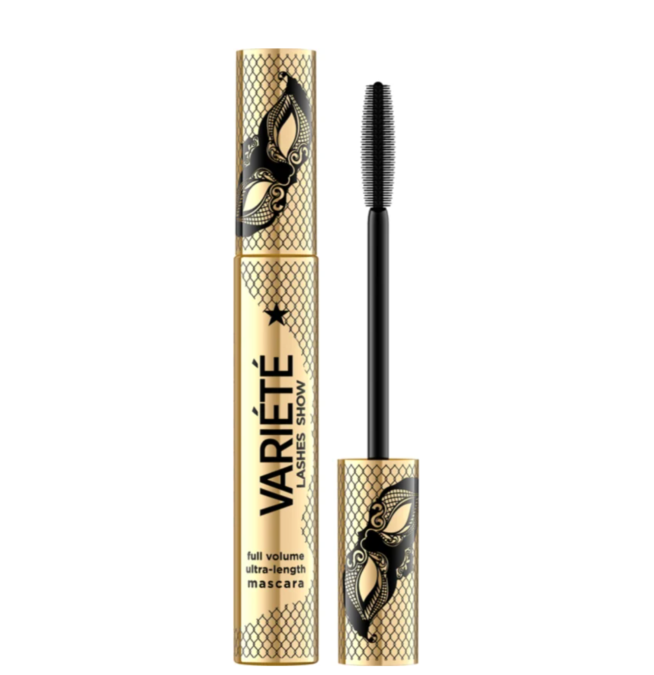 Máscara de pestañas para alargar, redondear y dar volumen, Variété Lashes Show, Eveline