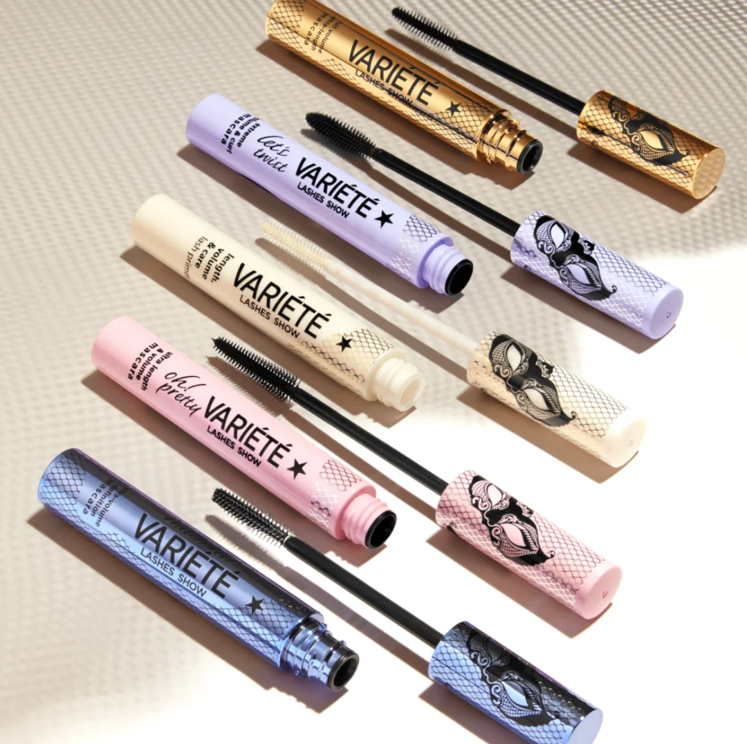 Máscara de pestañas para alargar, redondear y dar volumen, Variété Lashes Show, Eveline