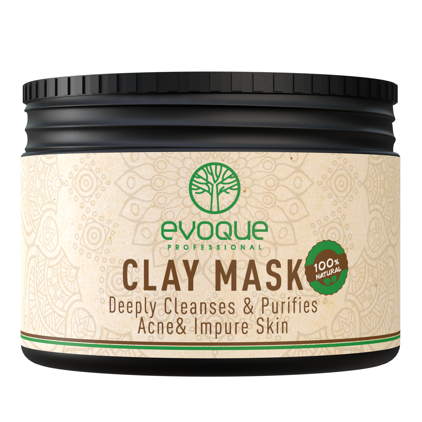 Mascarilla de arcilla profesional para el rostro, Clay Mask de Evoque 