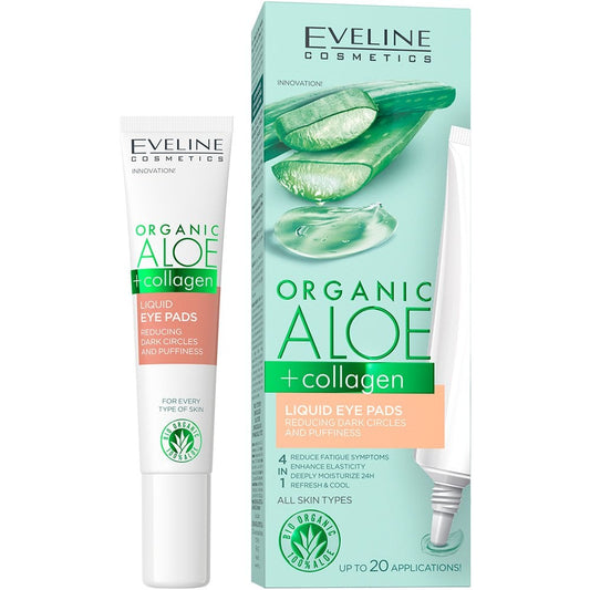 Gel pentru ochi antirid aloe vera și colagen, Eveline
