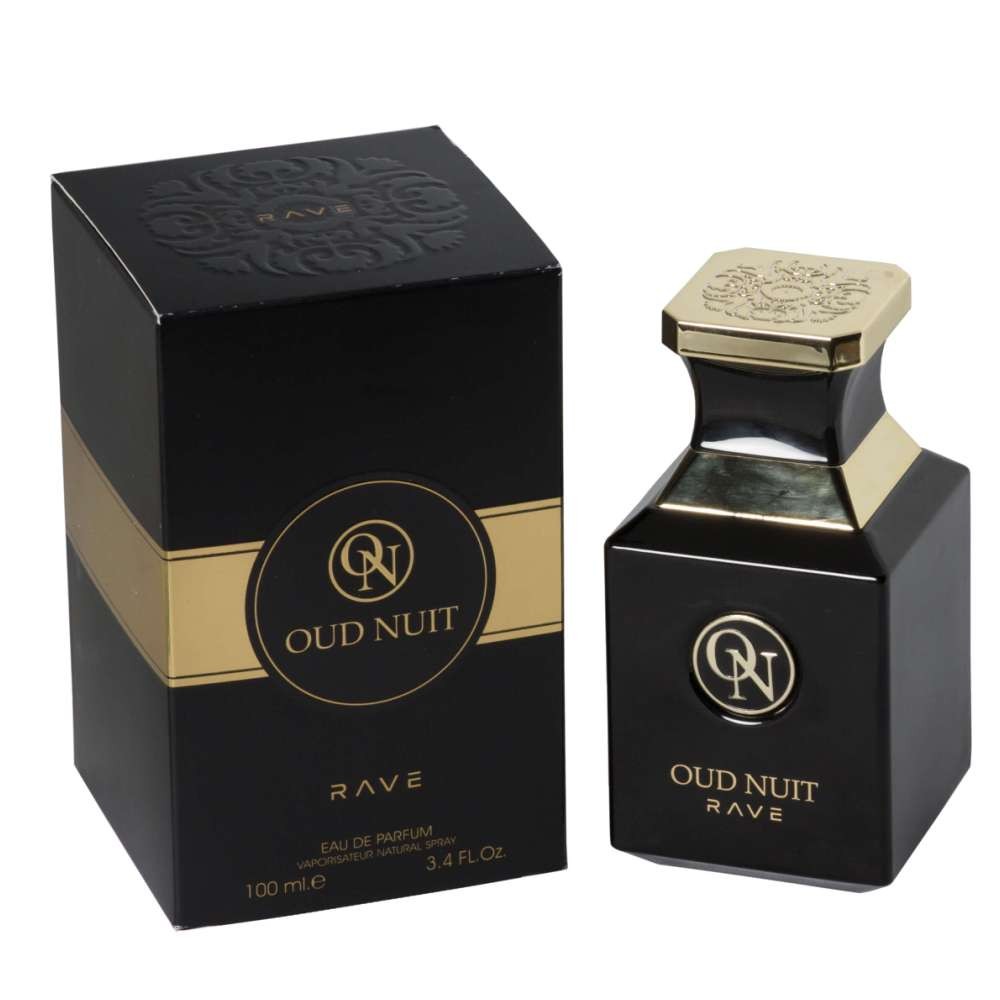 Perfume Árabe Oud Nuit, Rave, Unisex, Eau de Parfum - 100ml